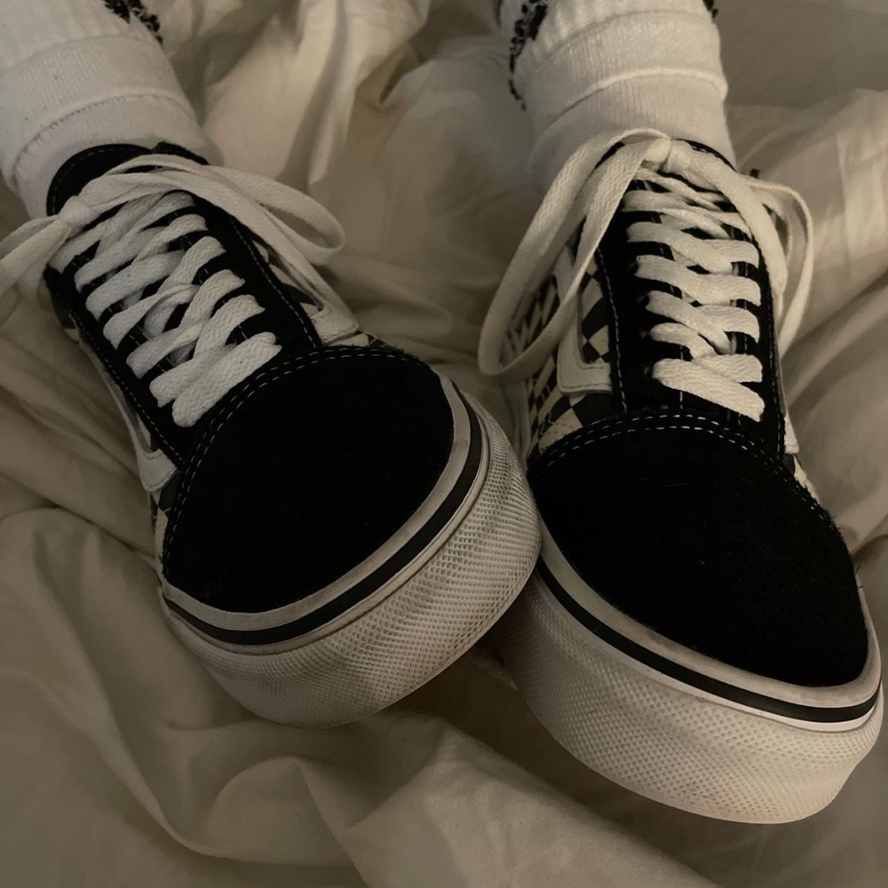 Checkered Old-School Vans